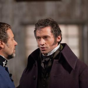 Still of Russell Crowe and Hugh Jackman in Vargdieniai 2012