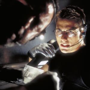 Still of Tom Cruise and Jean Reno in Mission Impossible 1996