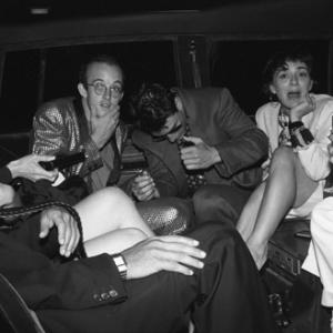 Tom Cruise, Steve Rubell and Andy Warhol attending Madonna's wedding