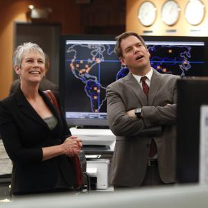 Still of Jamie Lee Curtis and Michael Weatherly in NCIS Naval Criminal Investigative Service 2003