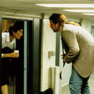 Still of John Cusack and Catherine Keener in Being John Malkovich 1999