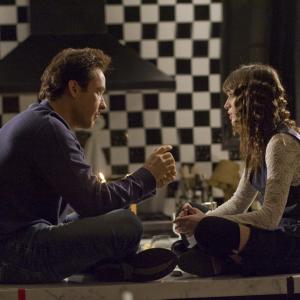 Still of John Cusack and Lizzy Caplan in Hot Tub Time Machine 2010