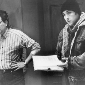 Still of John Cusack and Ramón Menéndez in Money for Nothing (1993)