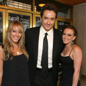 John Cusack Haylie Duff and Hilary Duff at event of 1408 2007