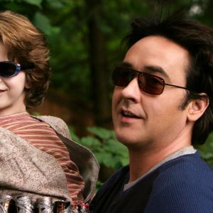 Still of John Cusack and Bobby Coleman in Martian Child 2007
