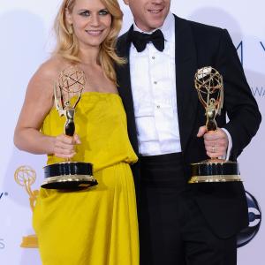 Claire Danes and Damian Lewis at event of Tevyne 2011