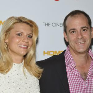 Claire Danes and David Nevins at event of Tevyne 2011
