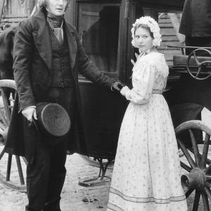 Still of Claire Danes and Liam Neeson in Les Misérables (1998)