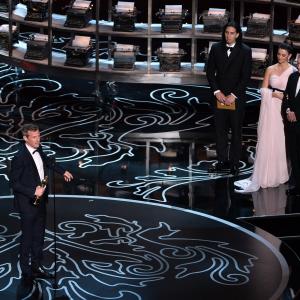 Robert De Niro Penlope Cruz and Spike Jonze at event of The Oscars 2014