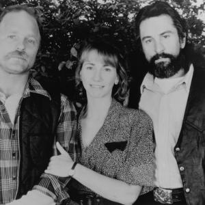 Still of Robert De Niro Ed Harris and Kathy Baker in Jacknife 1989