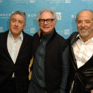 Robert De Niro Barry Levinson and Art Linson at event of What Just Happened 2008