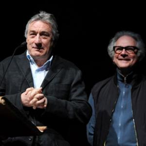 Robert De Niro and Barry Levinson at event of What Just Happened 2008