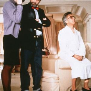 Still of Robert De Niro Anne Heche and Dustin Hoffman in Wag the Dog 1997