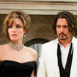 Still of Johnny Depp and Angelina Jolie in Turistas (2010)