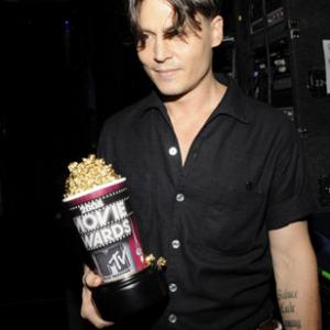 Johnny Depp at event of 2008 MTV Movie Awards (2008)