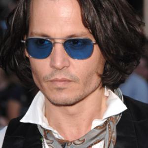 Johnny Depp at event of Karibu piratai pasaulio pakrasty 2007