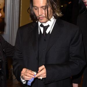 Johnny Depp at event of From Hell 2001