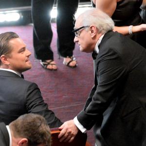 Leonardo DiCaprio and Martin Scorsese at event of The Oscars 2014