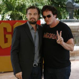Leonardo DiCaprio and Quentin Tarantino at event of Istrukes Dzango 2012