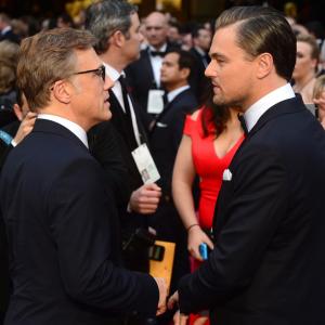 Leonardo DiCaprio and Christoph Waltz