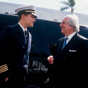 Leonardo DiCaprio and Frank Abagnale Jr in Pagauk jei gali 2002