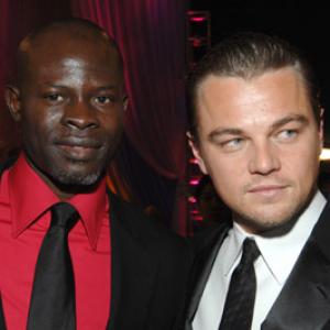 Leonardo DiCaprio and Djimon Hounsou at event of 13th Annual Screen Actors Guild Awards (2007)