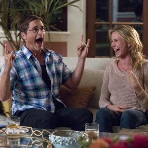 Still of Cameron Diaz and Rob Lowe in Sex Tape 2014