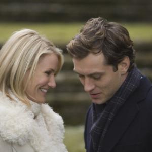 Still of Cameron Diaz and Jude Law in The Holiday 2006