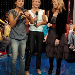 Cameron Diaz Toni Collette and Vanessa Lachey at event of Total Request Live 1999