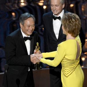 Michael Douglas, Jane Fonda and Ang Lee