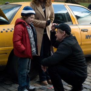 Still of Michael Douglas, Jenna Fischer and Jake Richard Siciliano in Solitary Man (2009)