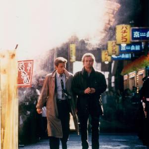 Still of Michael Douglas and Andy Garcia in Black Rain 1989