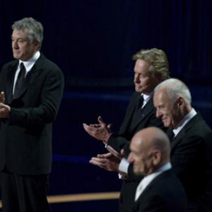 Presenters Robert De Niro, Michael Douglas, and Anthony Hopkins during the live ABC Telecast of the 81st Annual Academy Awards® from the Kodak Theatre, in Hollywood, CA Sunday, February 22, 2009.