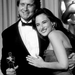 Academy Awards 60th Annual Michael Douglas Best Actor with Marlee Matlin 1988