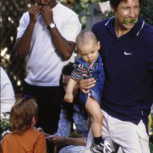 Still of David Duchovny and David Alan Grier in Return to Me (2000)
