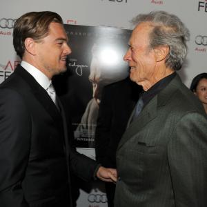 Leonardo DiCaprio and Clint Eastwood at event of J Edgar 2011