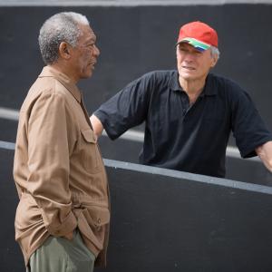 Still of Clint Eastwood and Morgan Freeman in Nenugalimas 2009