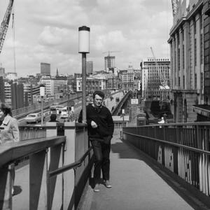 Clint Eastwood touring London during the making of Where Eagles Dare
