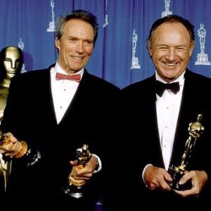 Academy Awards 65th Annual Clint Eastwood and Gene Hackman
