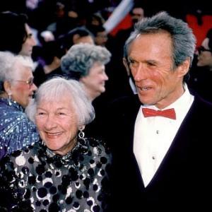 Academy Awards 65th Annual Clint Eastwood with his mother Ruth arriving at the awards 1993