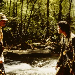 Still of Cary Elwes and Jason Scott Lee in The Jungle Book 1994