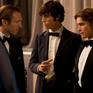 Ralph Fiennes Christian T Cooke and Tom Hughes in Cemetery Junction 2010
