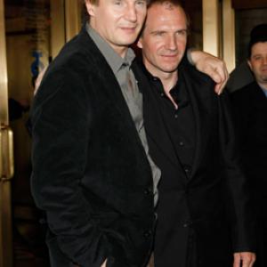 Ralph Fiennes and Liam Neeson