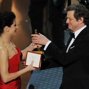 Sandra Bullock and Colin Firth