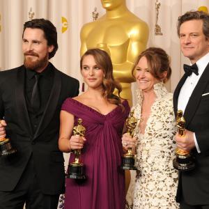 Colin Firth Natalie Portman Christian Bale and Melissa Leo