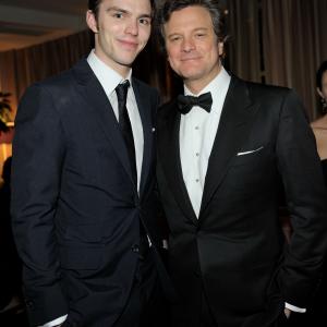 Colin Firth and Nicholas Hoult