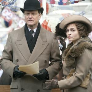 Still of Colin Firth and Helena Bonham Carter in Karaliaus kalba (2010)