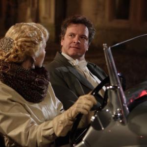 Still of Colin Firth and Jessica Biel in Easy Virtue 2008