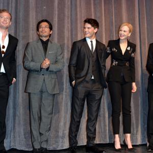 Colin Firth, Nicole Kidman, Hiroyuki Sanada, Sam Reid and Jeremy Irvine at event of The Railway Man (2013)