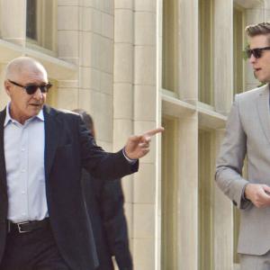 Still of Harrison Ford and Liam Hemsworth in Paranoia 2013